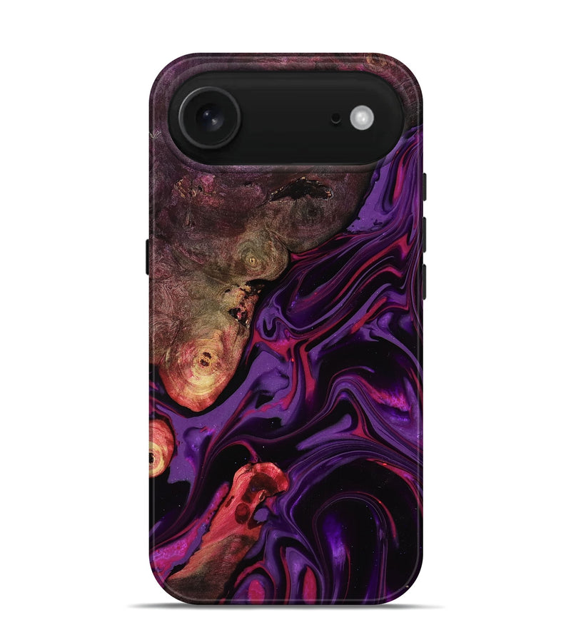 iPhone 17 Air Wood Live Edge Phone Case - Liberty (Purple, 817010)