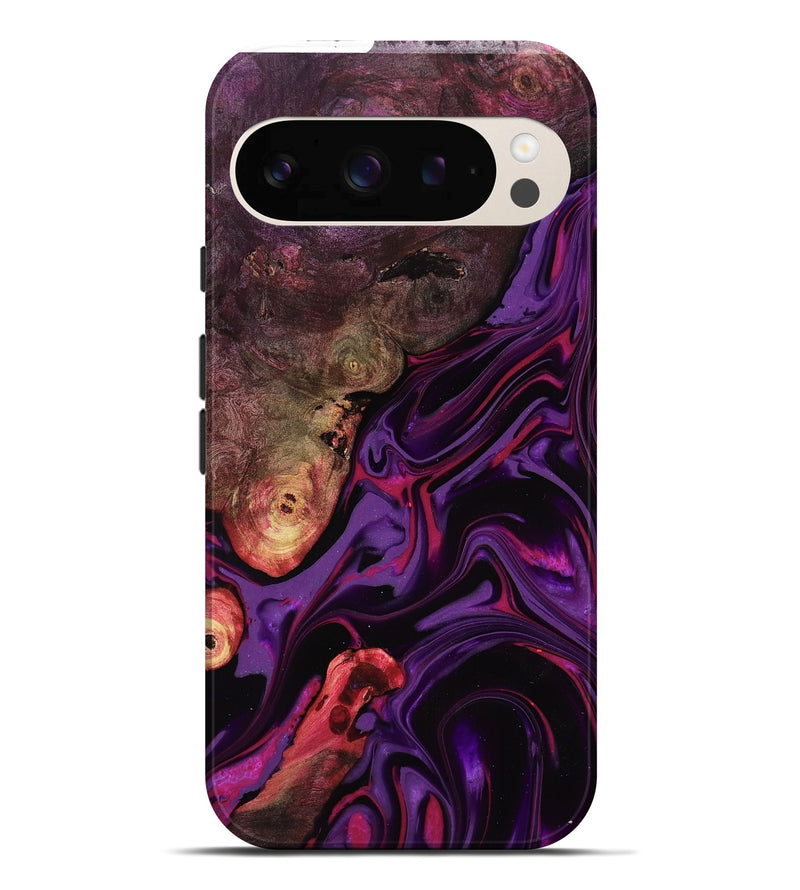 Pixel 10 Pro XL Wood Live Edge Phone Case - Liberty (Purple, 817010)