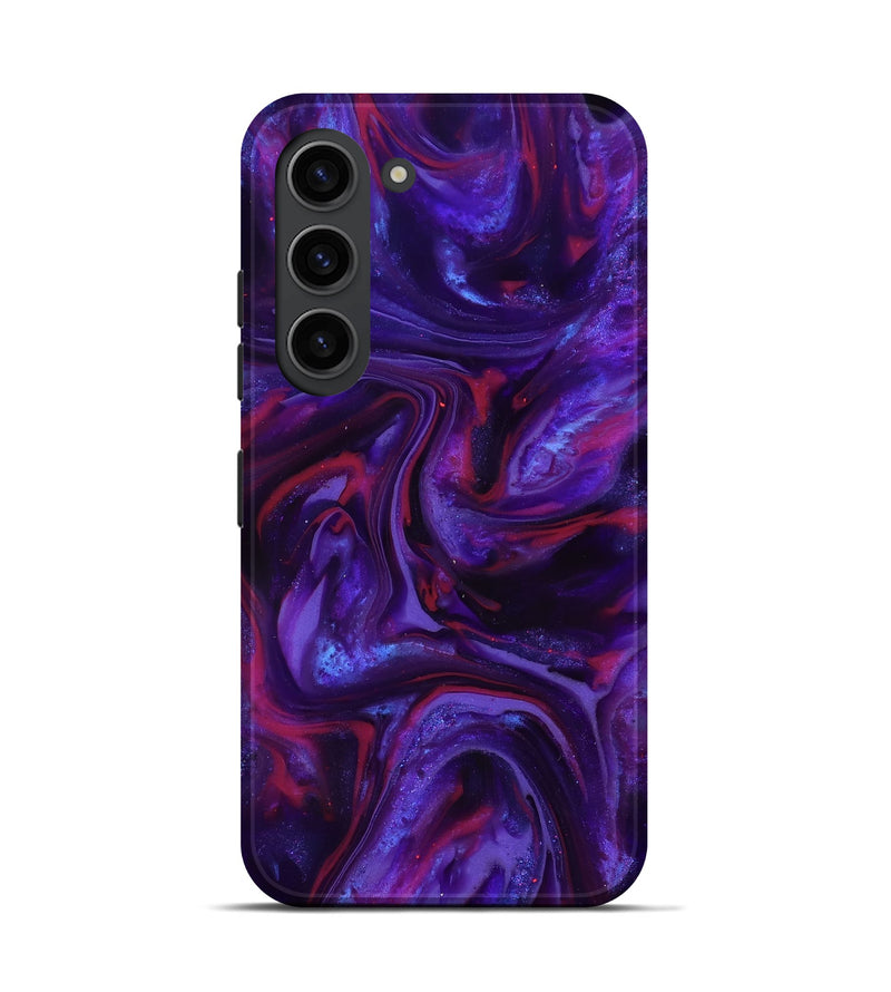 Galaxy S23 ResinArt Live Edge Phone Case - Eve (Purple, 817011)