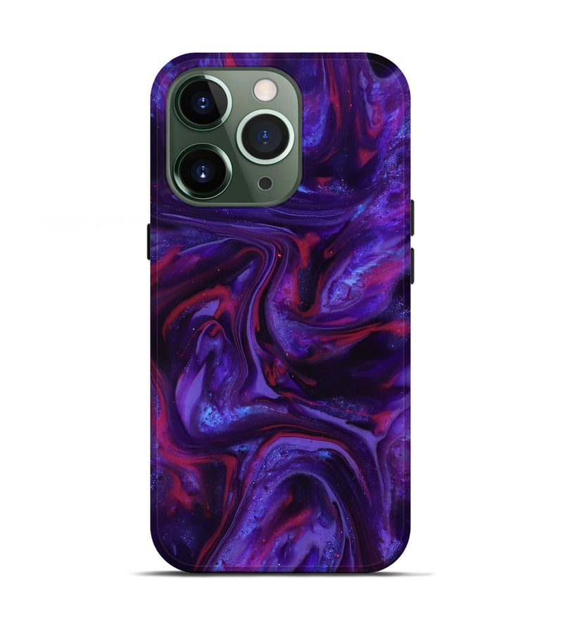 iPhone 13 Pro ResinArt Live Edge Phone Case - Eve (Purple, 817011)