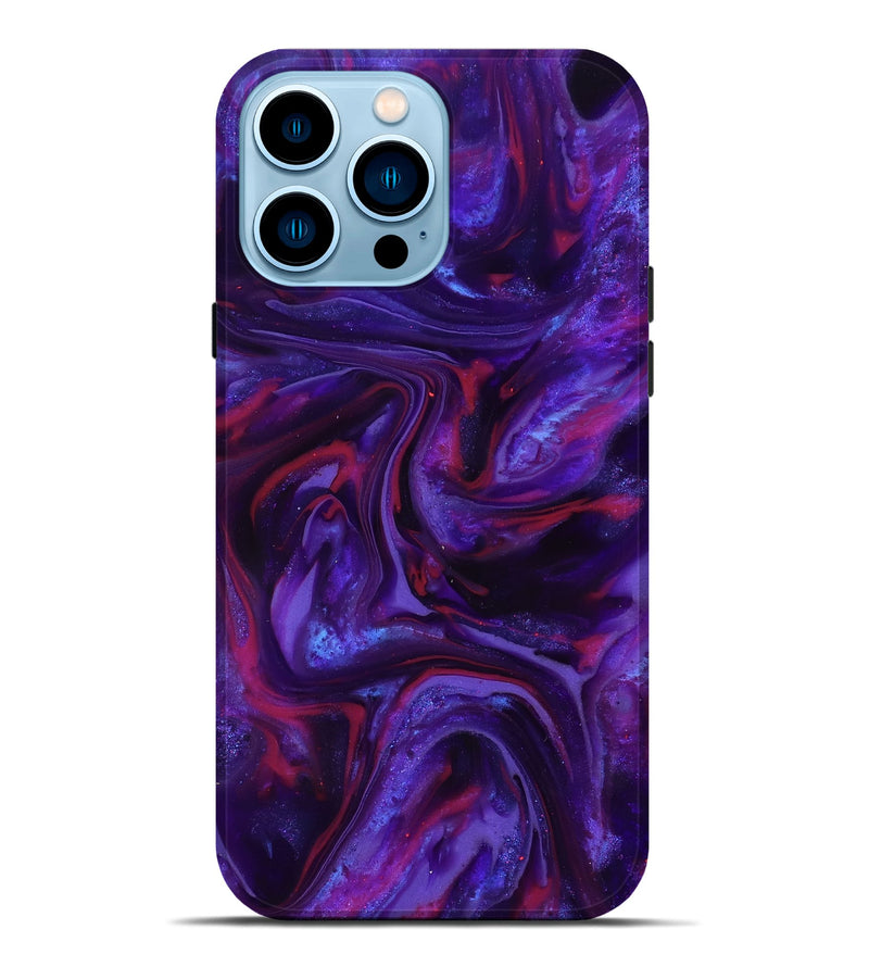 iPhone 14 Pro Max ResinArt Live Edge Phone Case - Eve (Purple, 817011)