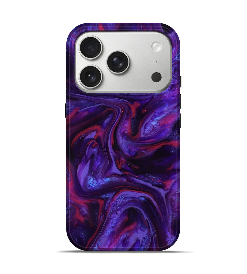 iPhone 17 Pro ResinArt Live Edge Phone Case - Eve (Purple, 817011)