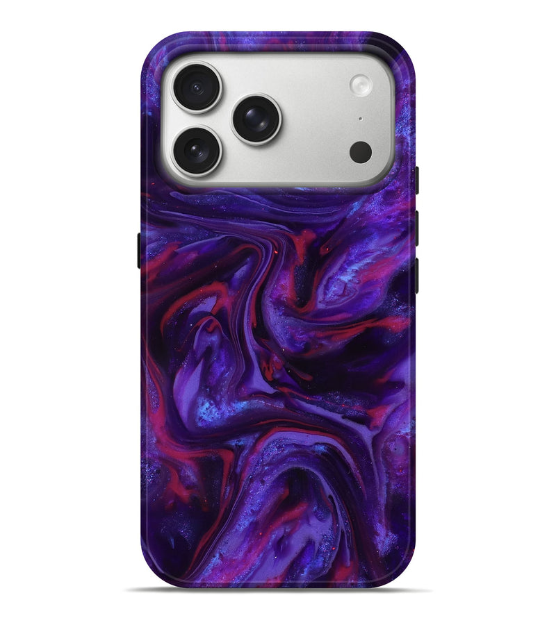iPhone 17 Pro Max ResinArt Live Edge Phone Case - Eve (Purple, 817011)