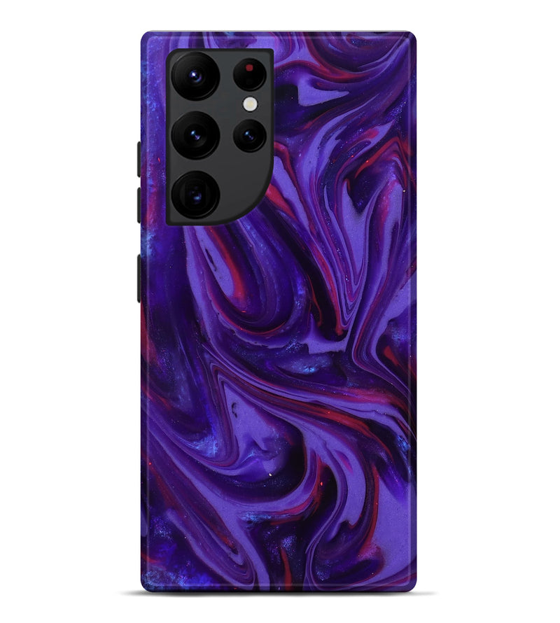 Galaxy S22 Ultra ResinArt Live Edge Phone Case - Zoya (Purple, 817013)