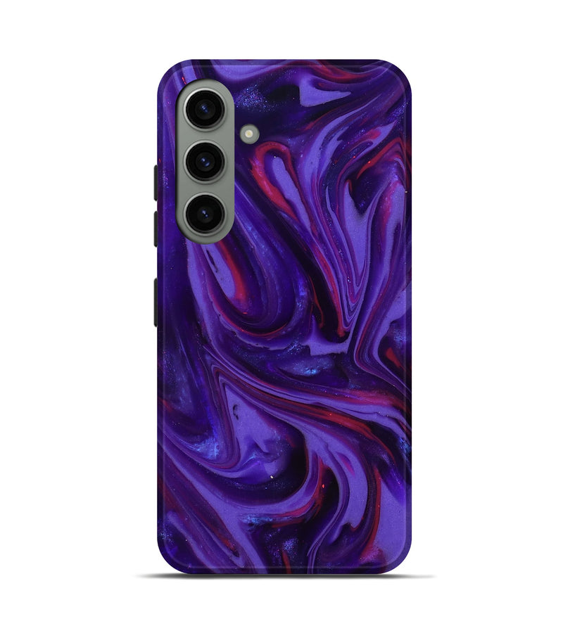 Galaxy S24 ResinArt Live Edge Phone Case - Zoya (Purple, 817013)