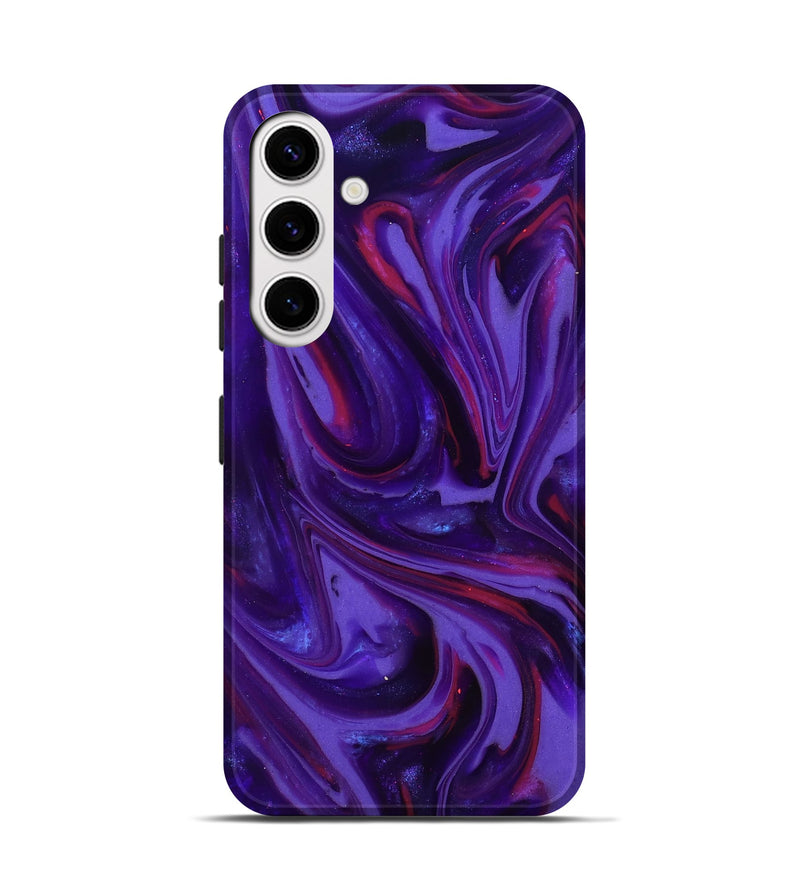 Galaxy S25 ResinArt Live Edge Phone Case - Zoya (Purple, 817013)
