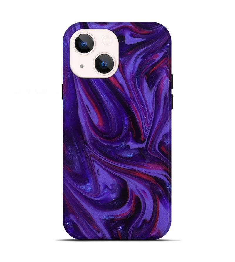 iPhone 13 ResinArt Live Edge Phone Case - Zoya (Purple, 817013)