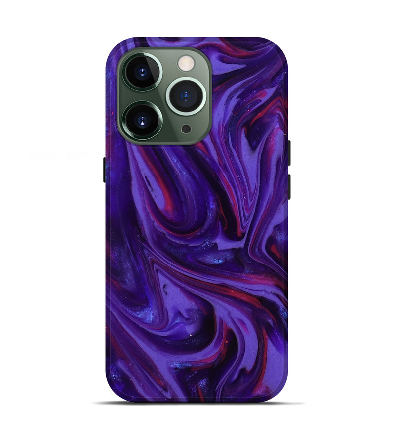 iPhone 13 Pro ResinArt Live Edge Phone Case - Zoya (Purple, 817013)