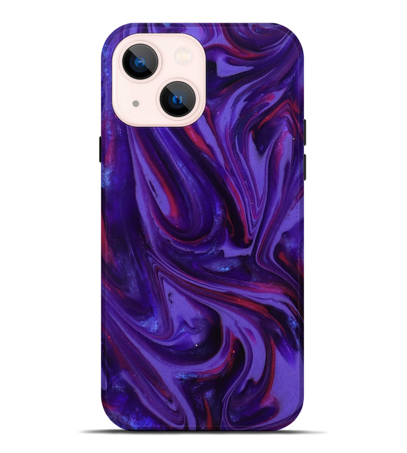 iPhone 14 Plus ResinArt Live Edge Phone Case - Zoya (Purple, 817013)