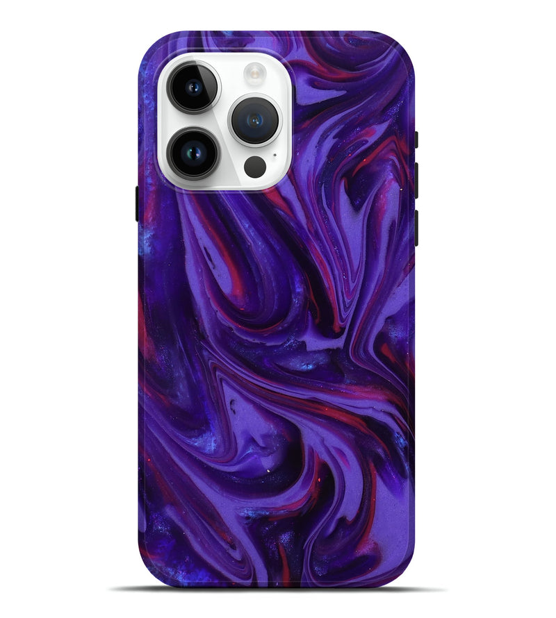 iPhone 15 Pro Max ResinArt Live Edge Phone Case - Zoya (Purple, 817013)