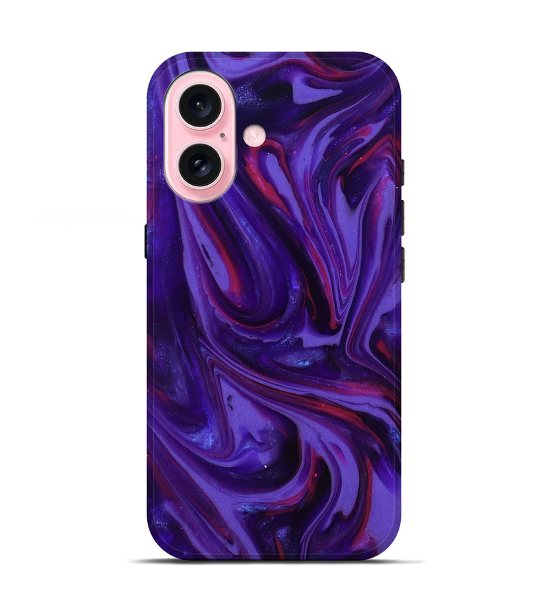 iPhone 17 ResinArt Live Edge Phone Case - Zoya (Purple, 817013)