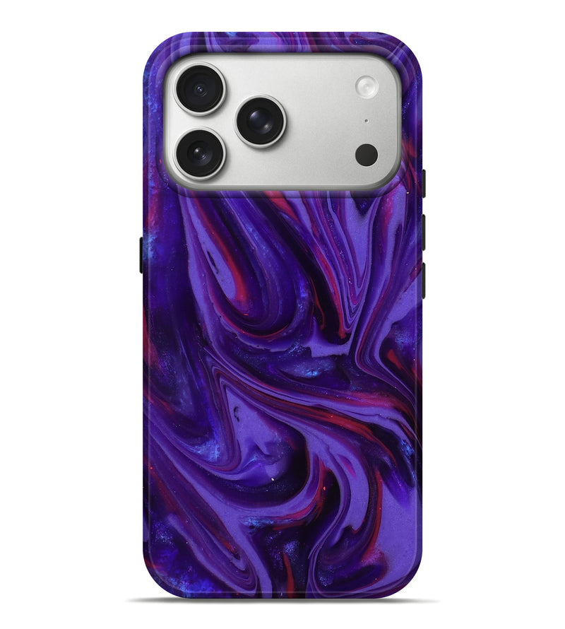 iPhone 17 Pro Max ResinArt Live Edge Phone Case - Zoya (Purple, 817013)