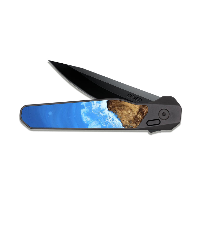 EDC Dark Slate Wood Pocket Knife - Twila (Coastal, 817017)