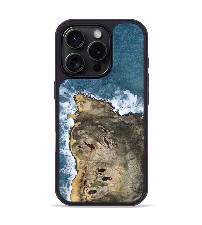 iPhone 16 Pro Wood Phone Case - Vickey (Coastal, 817023)