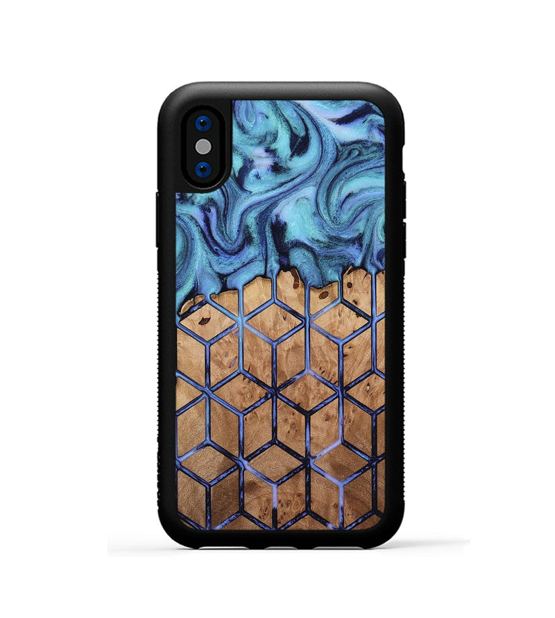 iPhone Xs Wood Phone Case - Xena (Pattern, 817031)