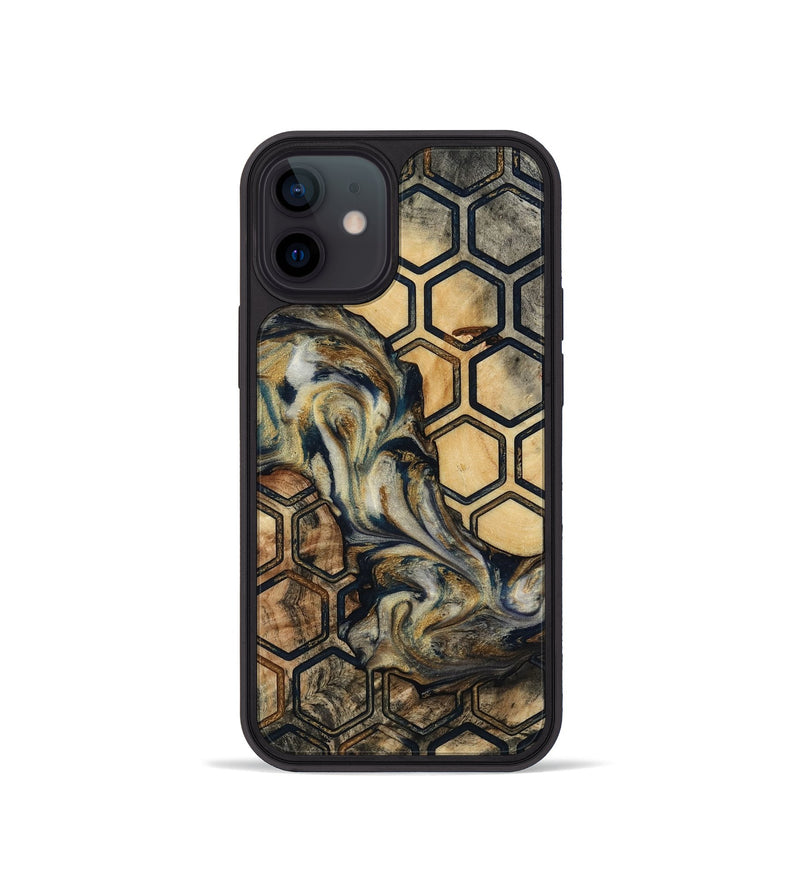 iPhone 12 mini Wood Phone Case - Susana (Pattern, 817034)
