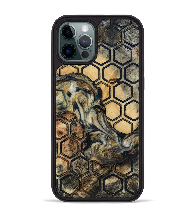iPhone 12 Pro Max Wood Phone Case - Susana (Pattern, 817034)