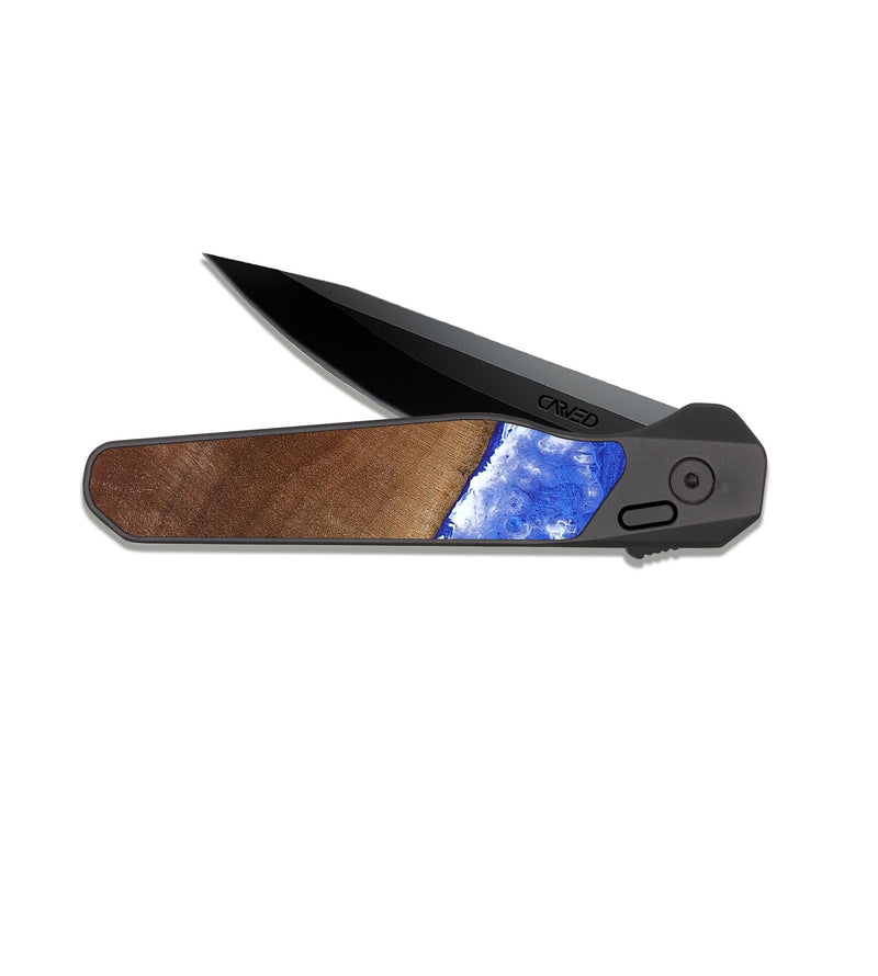 EDC Dark Slate Wood Pocket Knife - Brylee (Coastal, 817053)