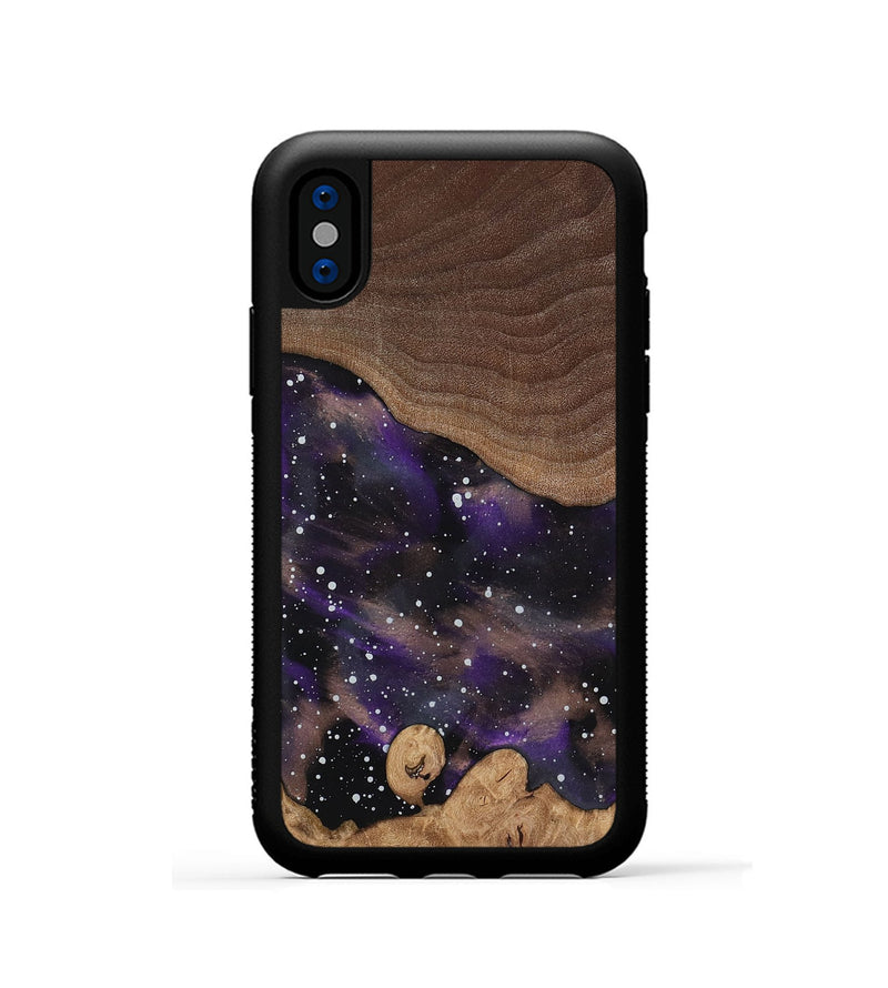 iPhone Xs Wood Phone Case - Lorri (Cosmos, 817106)