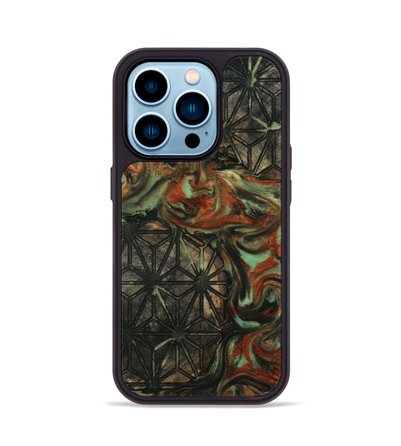 iPhone 14 Pro Wood Phone Case - Jaslyn (Pattern, 817113)