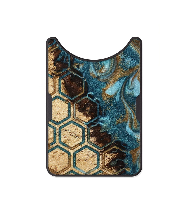 Alloy Wood Wallet - Taniya (Pattern, 817115)