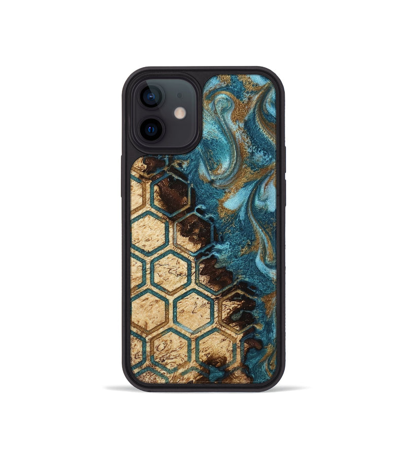iPhone 12 mini Wood Phone Case - Taniya (Pattern, 817115)