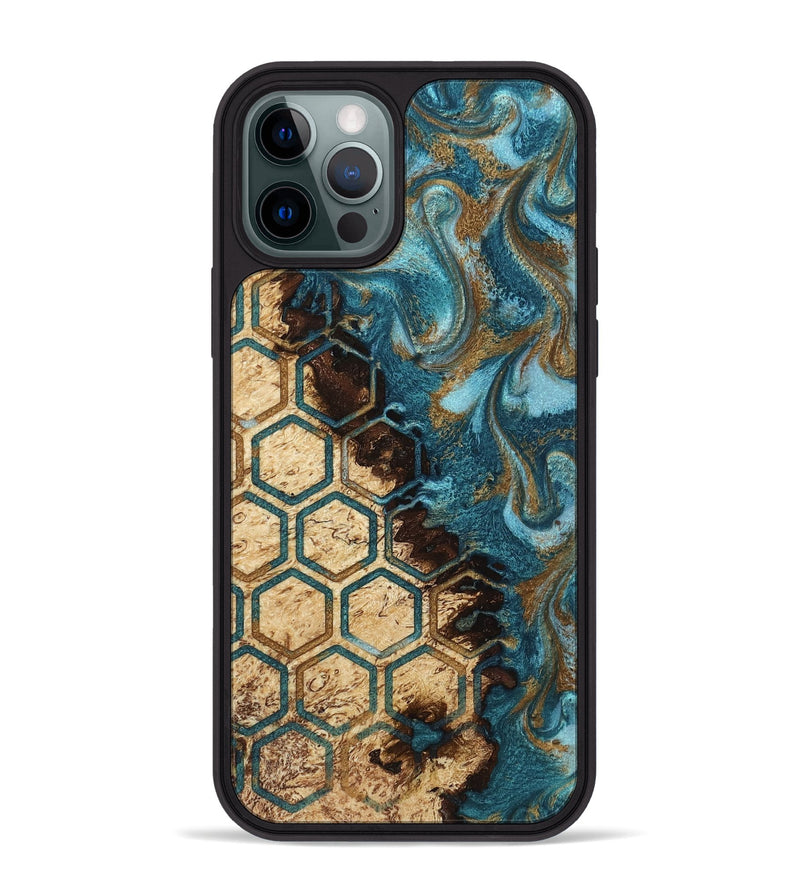 iPhone 12 Pro Max Wood Phone Case - Taniya (Pattern, 817115)