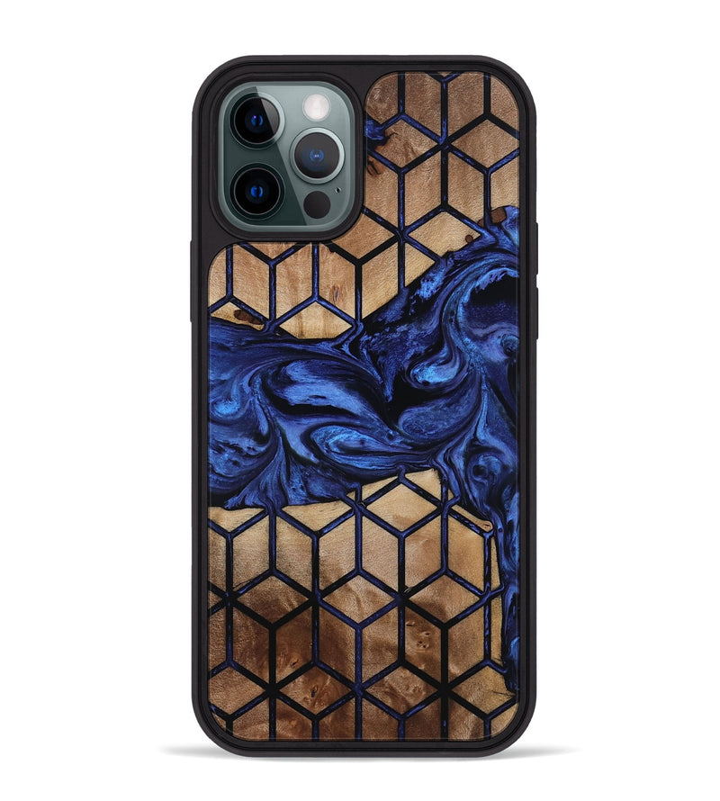 iPhone 12 Pro Max Wood Phone Case - Jaret (Pattern, 817118)
