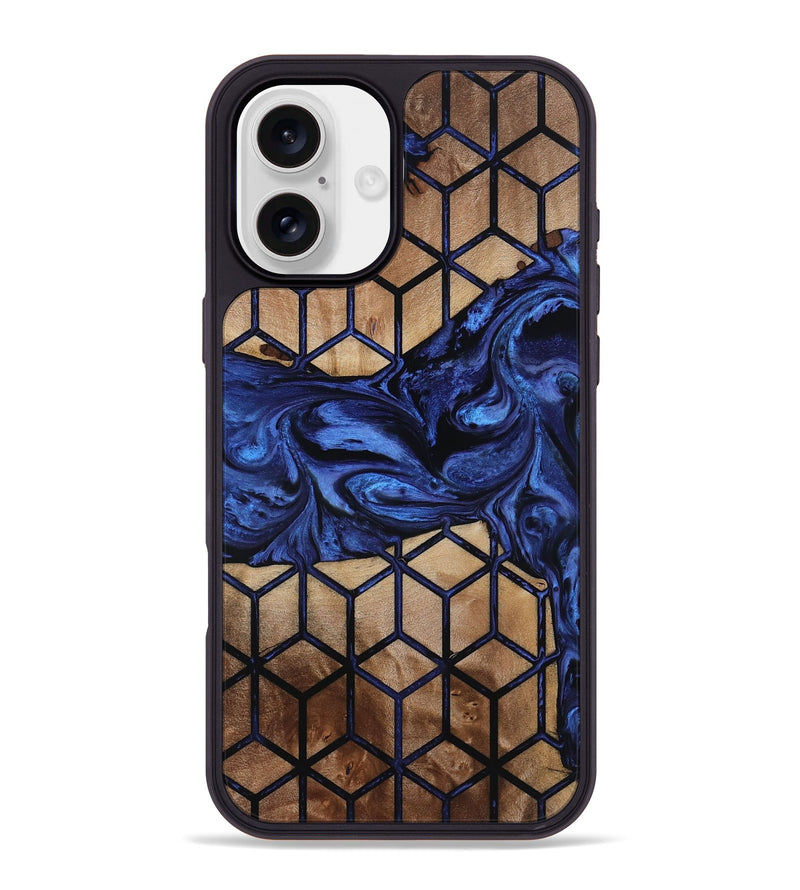iPhone 16 Plus Wood Phone Case - Jaret (Pattern, 817118)