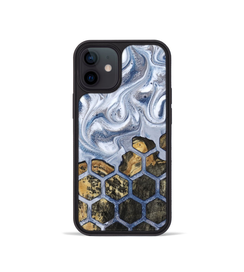iPhone 12 mini Wood Phone Case - Elbert (Pattern, 817121)