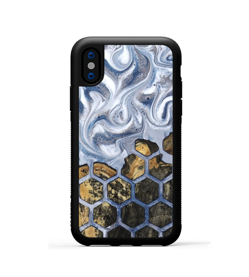 iPhone Xs Wood Phone Case - Elbert (Pattern, 817121)