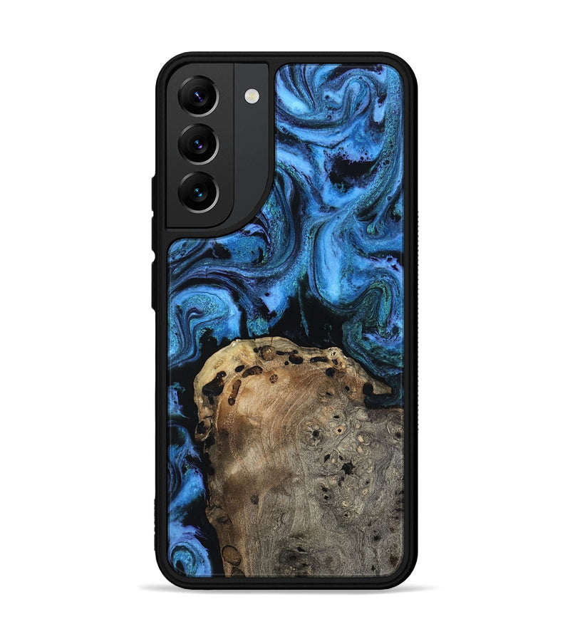 Galaxy S22 Plus Wood Phone Case - Haleigh (Blue, 817128)