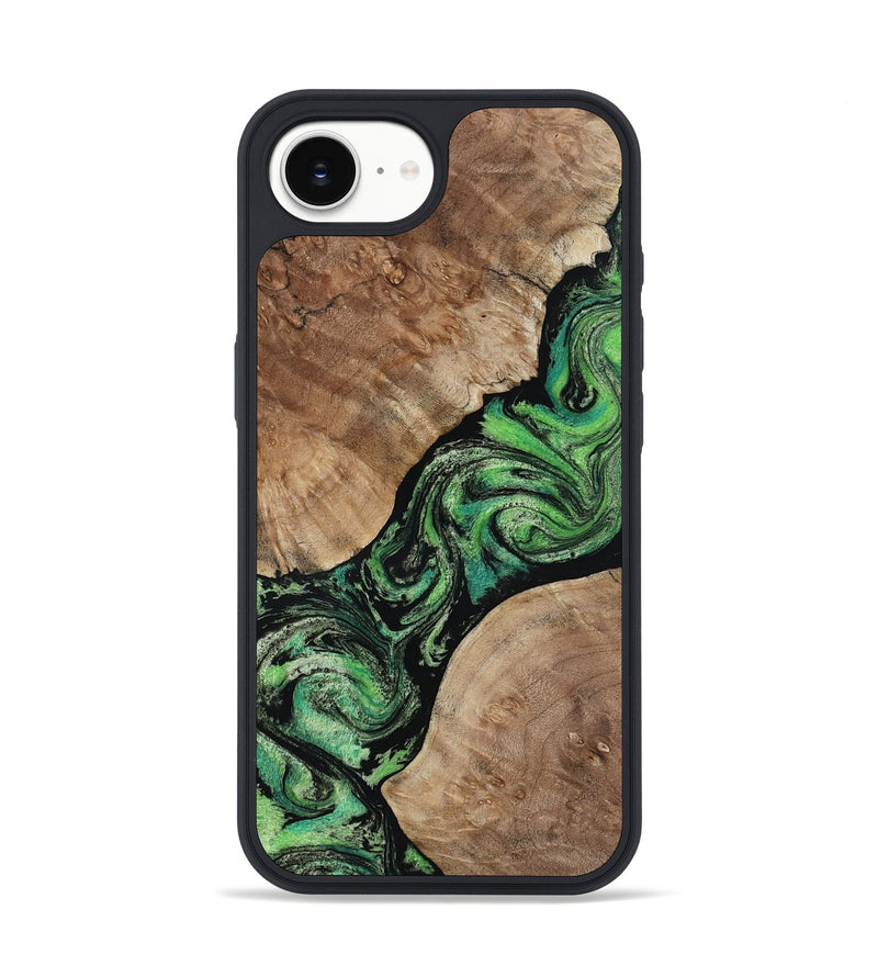 iPhone 16e Wood Phone Case - Dakota (Green, 817130)