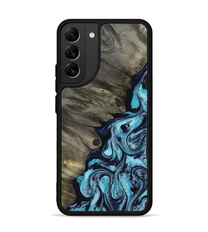 Galaxy S22 Plus Wood Phone Case - Myrna (Blue, 817134)