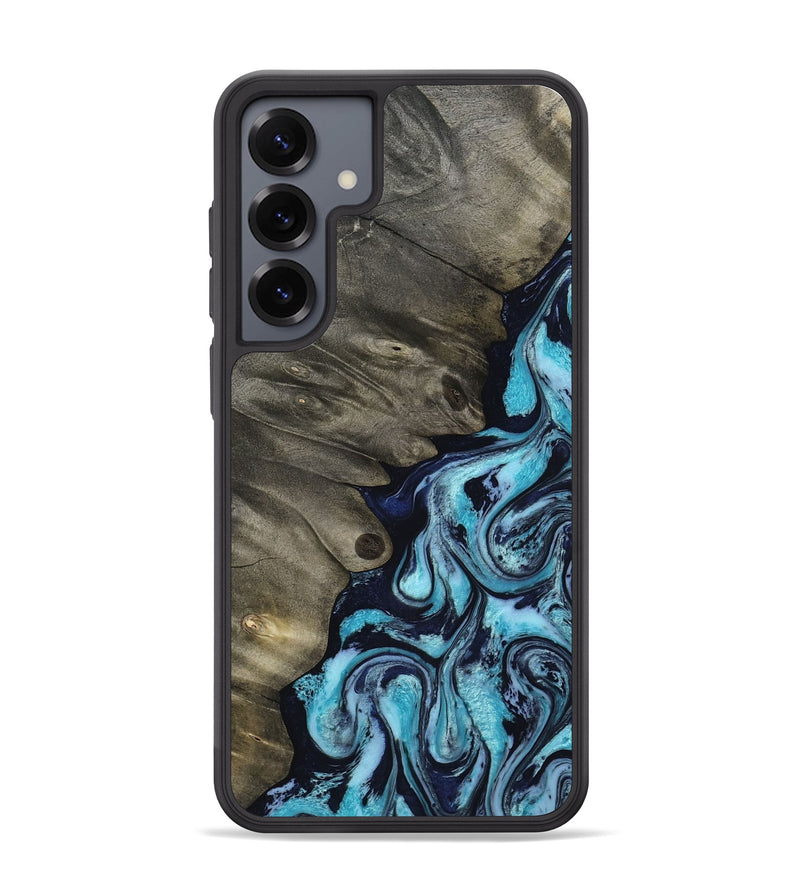 Galaxy S25 Plus Wood Phone Case - Myrna (Blue, 817134)