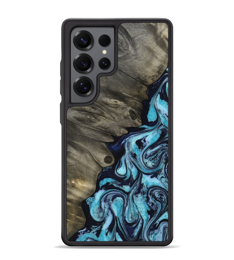 Galaxy S25 Ultra Wood Phone Case - Myrna (Blue, 817134)