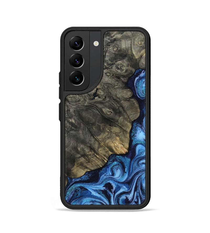 Galaxy S22 Wood Phone Case - Albina (Blue, 817136)
