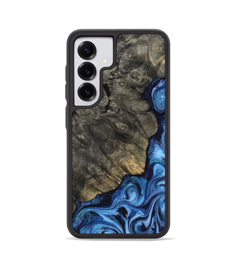 Galaxy S25 Wood Phone Case - Albina (Blue, 817136)
