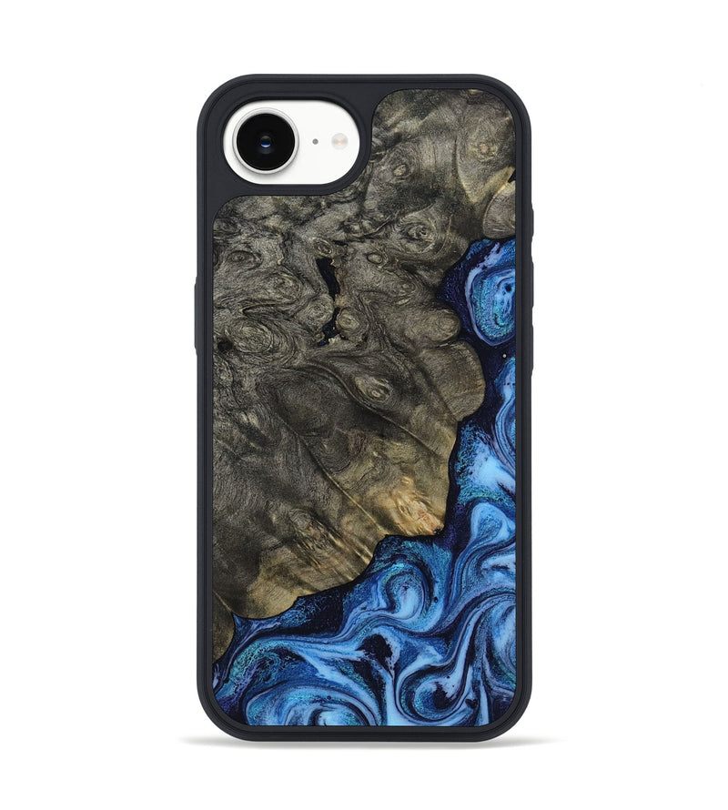 iPhone 17e Wood Phone Case - Albina (Blue, 817136)