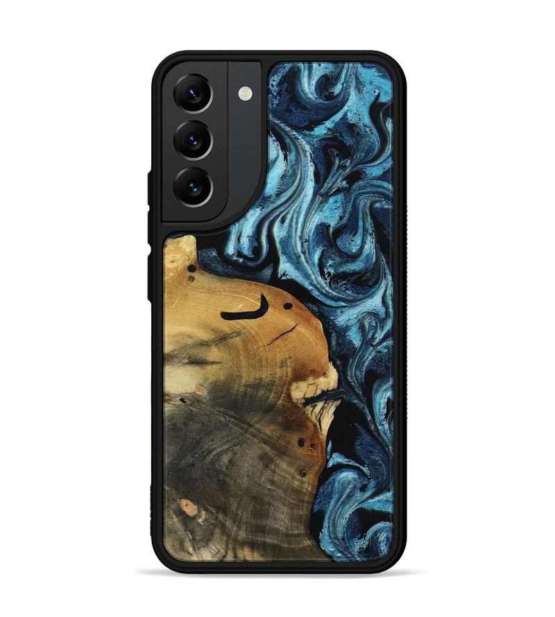 Galaxy S22 Plus Wood Phone Case - Shani (Blue, 817140)
