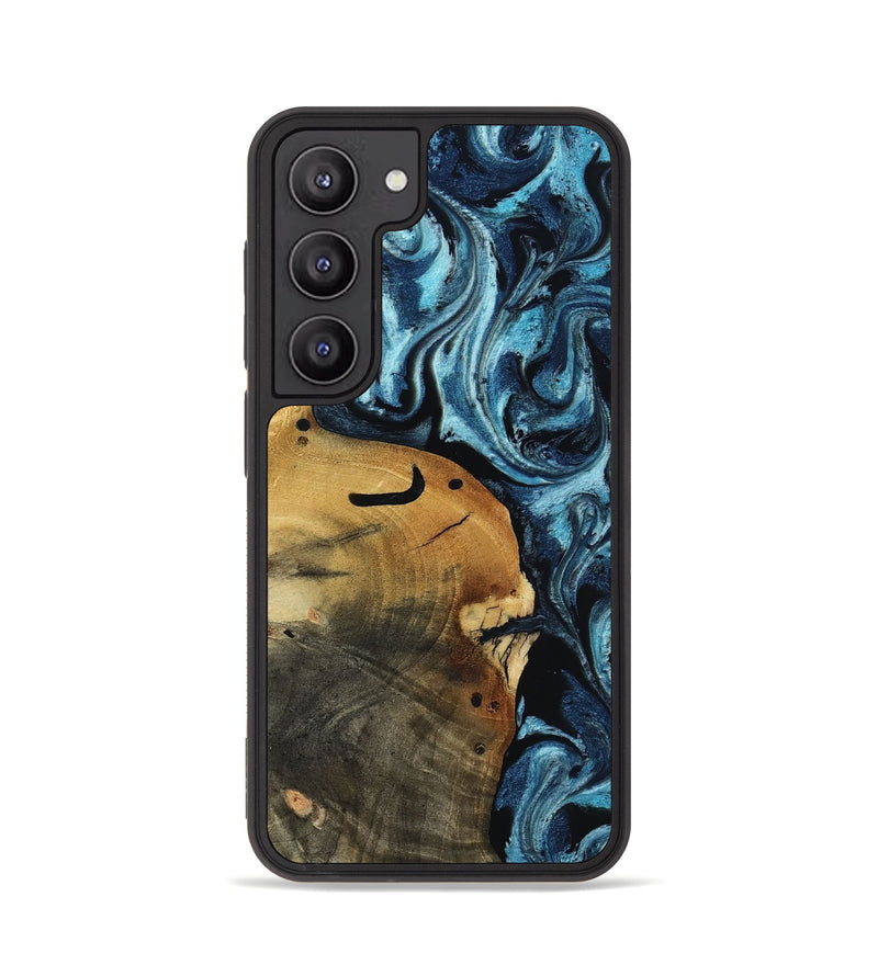Galaxy S23 Wood Phone Case - Shani (Blue, 817140)