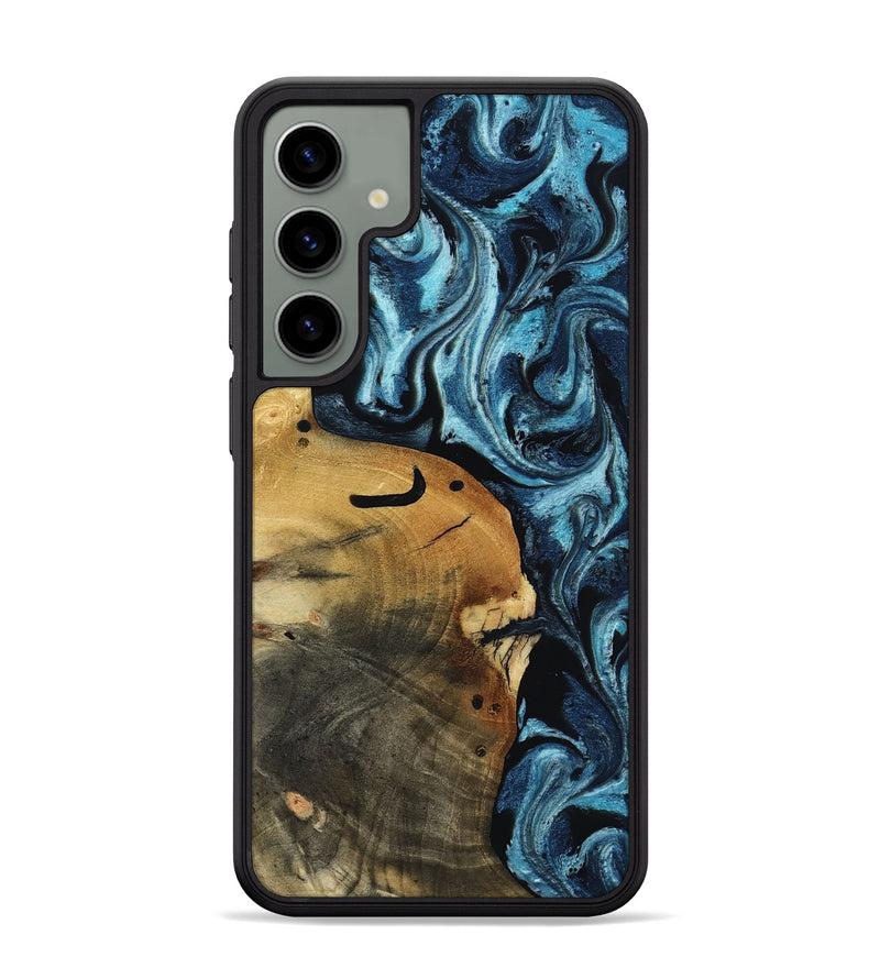 Galaxy S24 Plus Wood Phone Case - Shani (Blue, 817140)