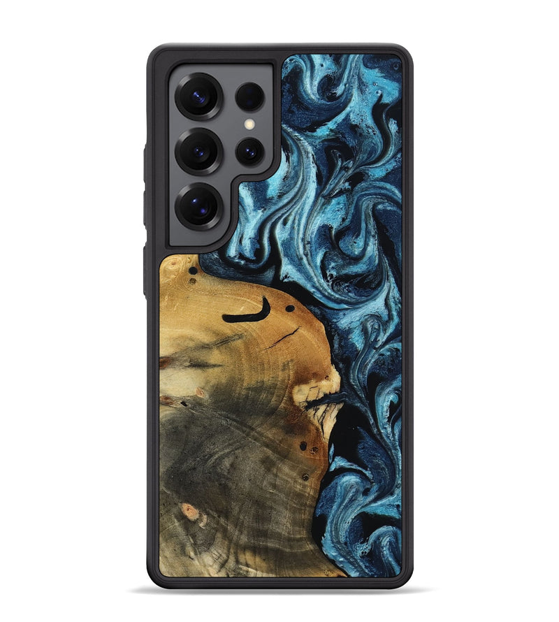 Galaxy S25 Ultra Wood Phone Case - Shani (Blue, 817140)