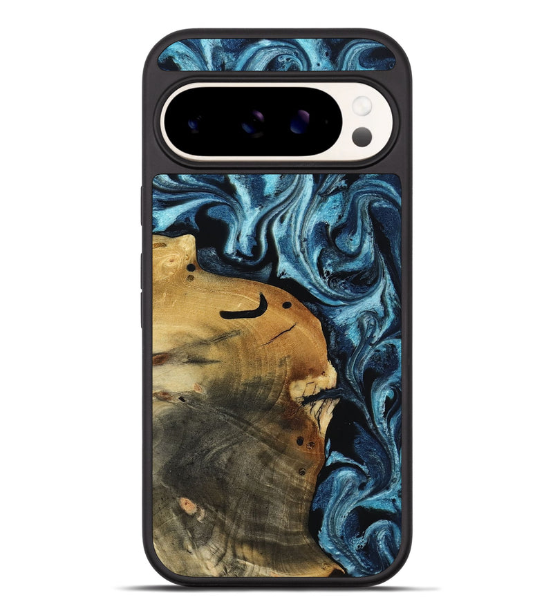 Pixel 9 Pro XL Wood Phone Case - Shani (Blue, 817140)
