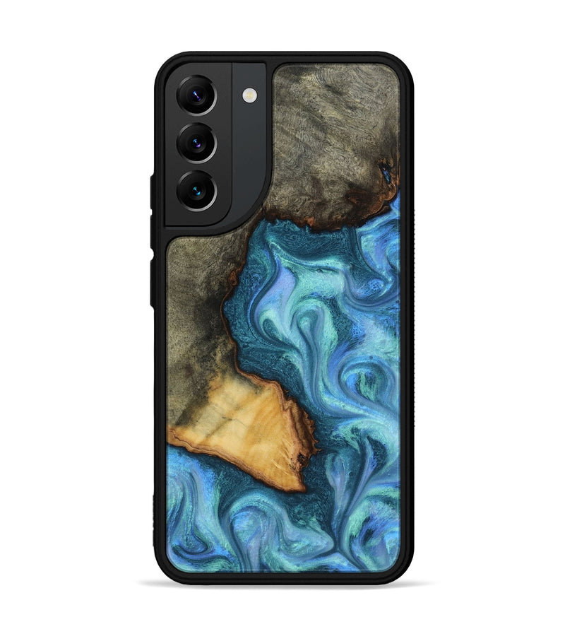 Galaxy S22 Plus Wood Phone Case - Dilan (Blue, 817142)