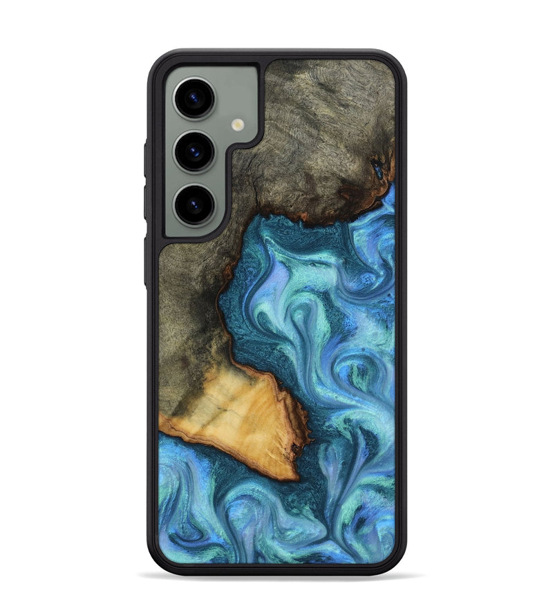 Galaxy S24 Plus Wood Phone Case - Dilan (Blue, 817142)