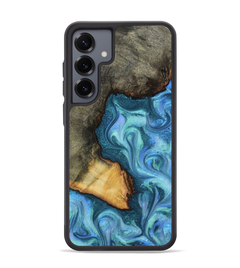 Galaxy S25 Plus Wood Phone Case - Dilan (Blue, 817142)