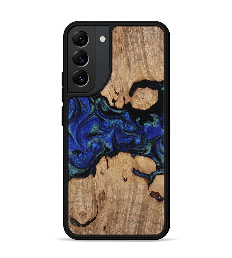 Galaxy S22 Plus Wood Phone Case - Guy (Blue, 817143)