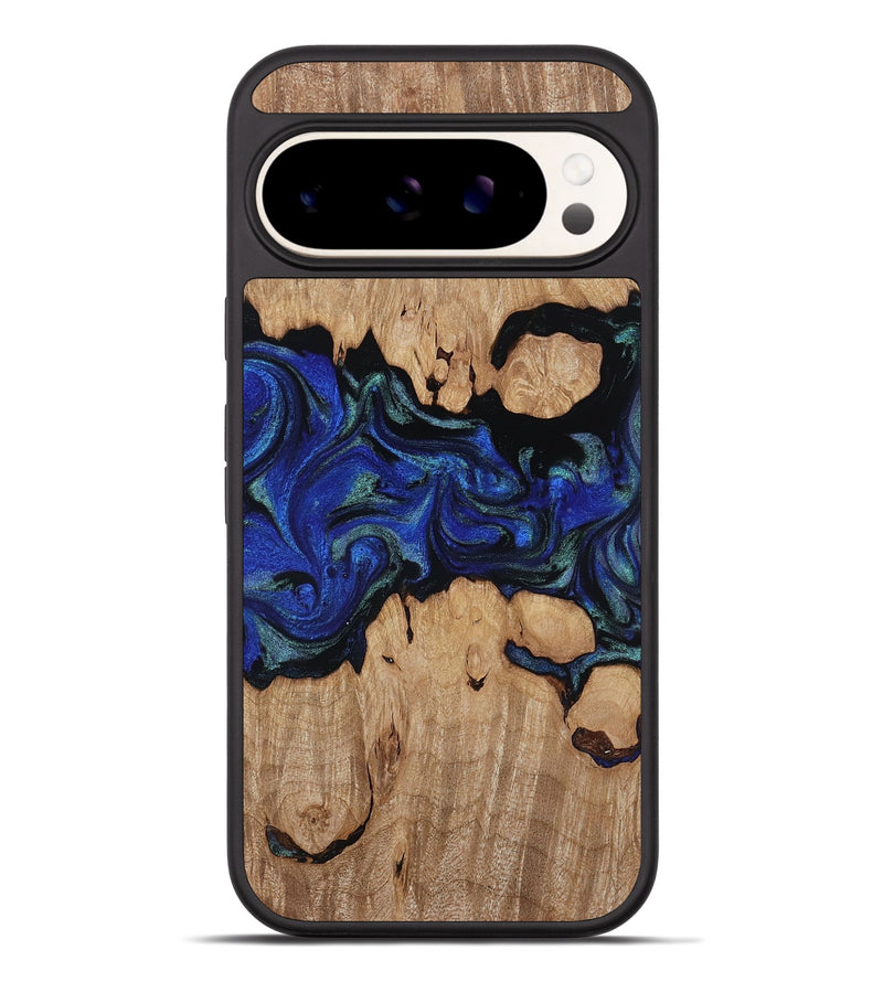 Pixel 9 Pro XL Wood Phone Case - Guy (Blue, 817143)