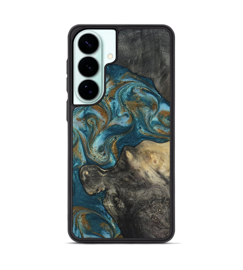 Galaxy S26 Plus Wood Phone Case - Nannie (Teal & Gold, 817151)